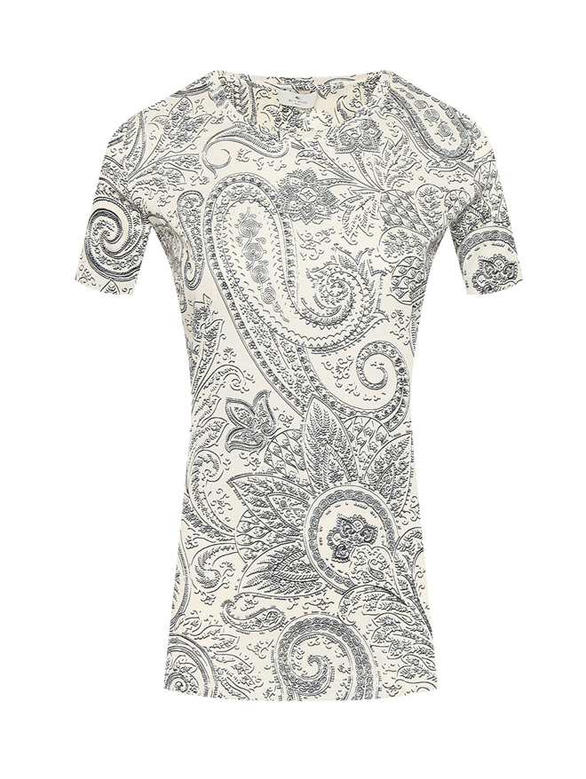 Etro Футболка из хлопка с узором