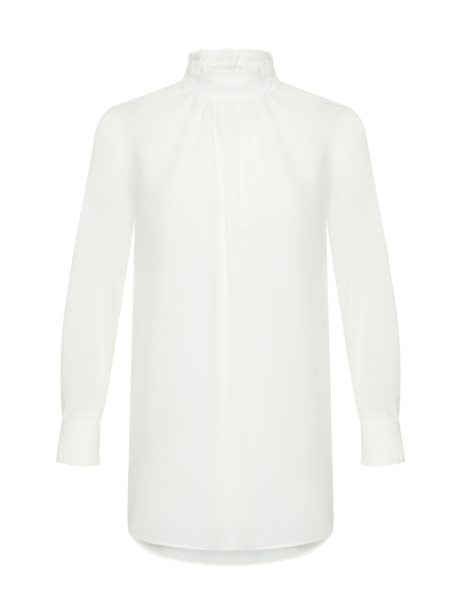 Max Mara Удлиненная хлопковая блуза