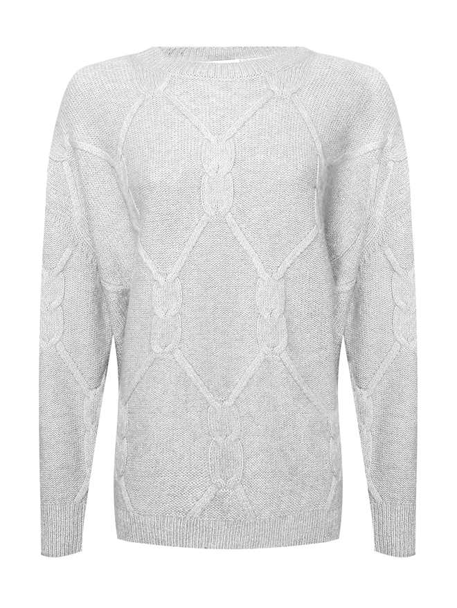 Allude Джемпер из кашемира и шелка с узором