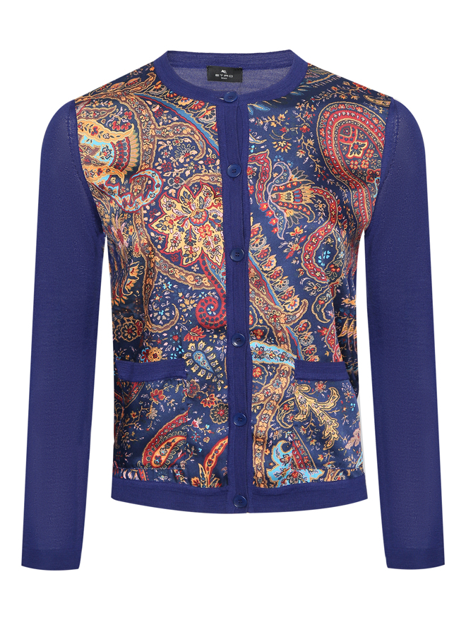 Etro Кардиган с узором пейсли