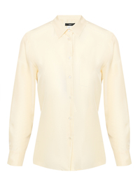 Weekend Max Mara Блуза из шелка на пуговицах