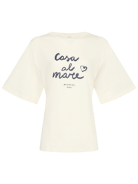 Weekend Max Mara Футболка из хлопка с принтом
