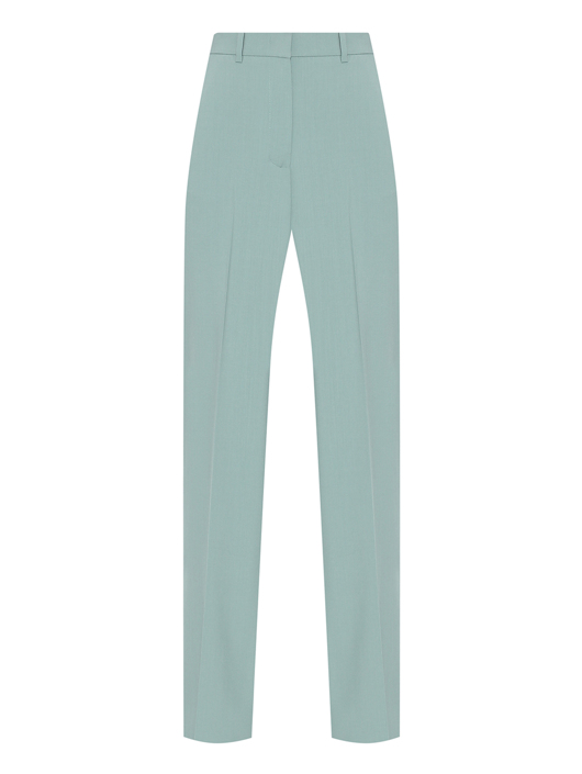 Weekend Max Mara Однотонные брюки из шерсти
