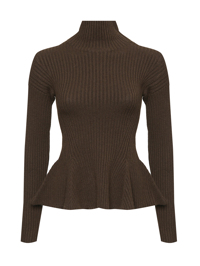 Max Mara Джемпер в рубчик из шерсти и кашемира