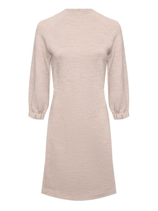 Max Mara Однотонное платье из шерсти
