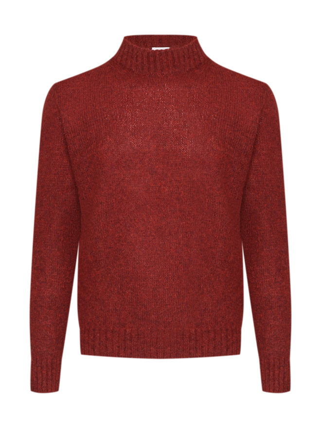 LARDINI Базовый свитер из смешанной альпаки и шерсти