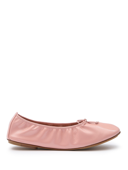 Alberta Ferretti Балетки из глянцевой кожи