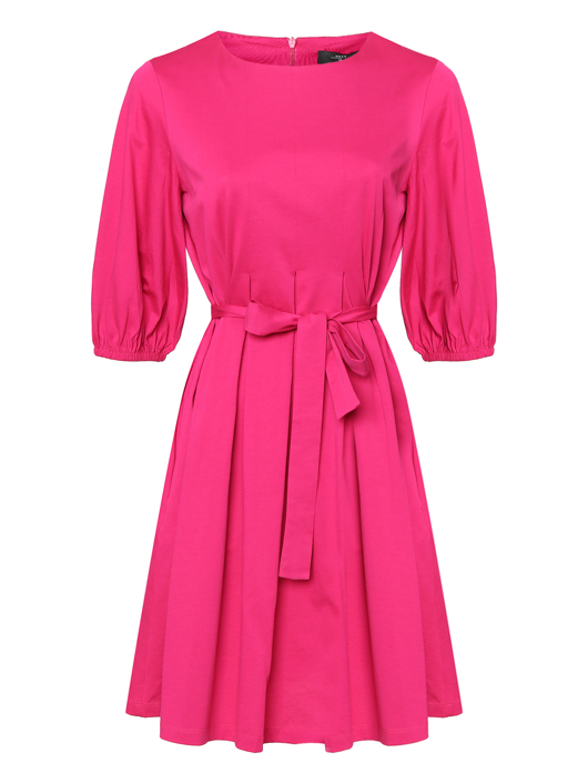 Weekend Max Mara Однотонное платье из хлопка