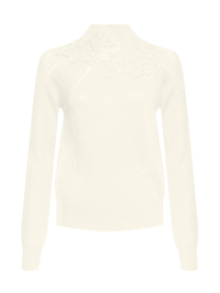 Ermanno Scervino Джемпер из шерсти с кружевным узором