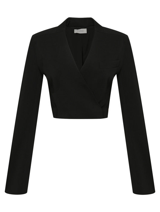 Sportmax Укороченный жакет с запахом