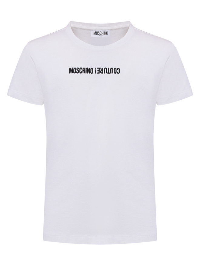 Moschino Футболка из хлопка с логотипом