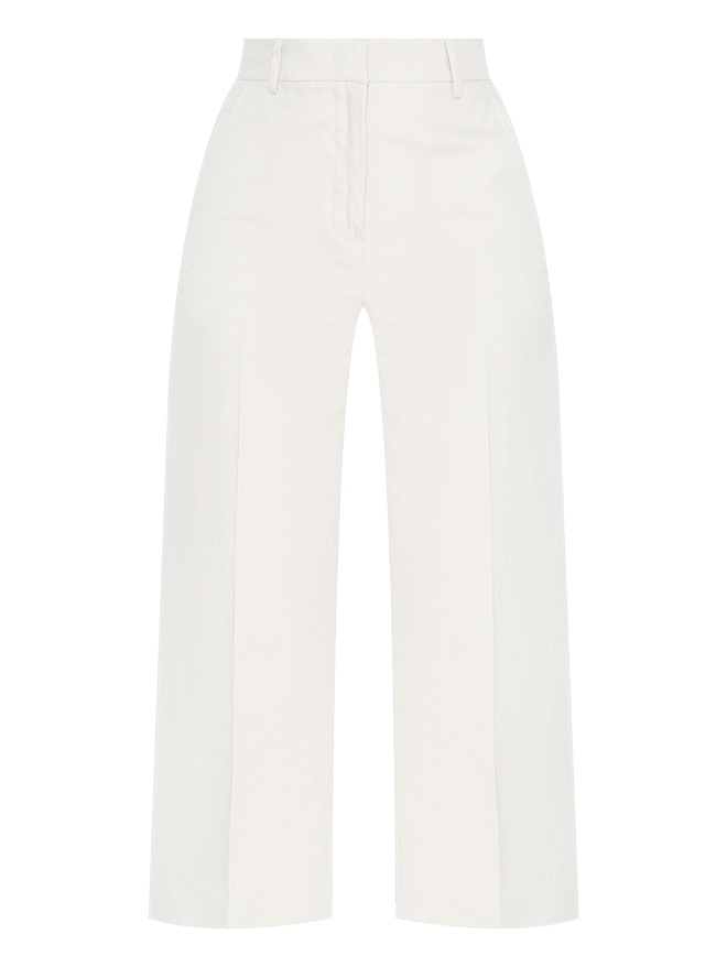 Weekend Max Mara Брюки из смешанного хлопка