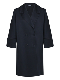 Max Mara Пальто двубортное из трикотажа