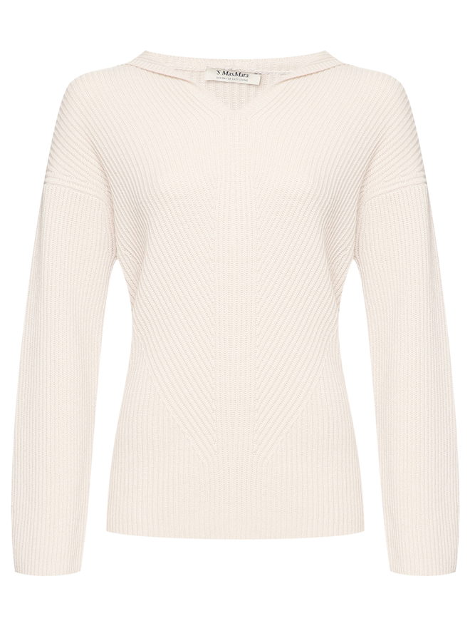 Max Mara Удлиненный джемпер с капюшоном