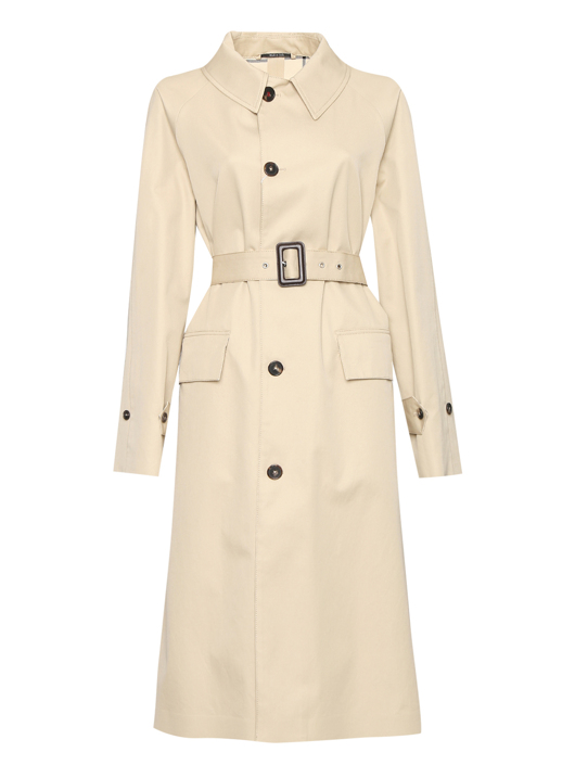Maison Margiela Тренч из хлопка с карманами