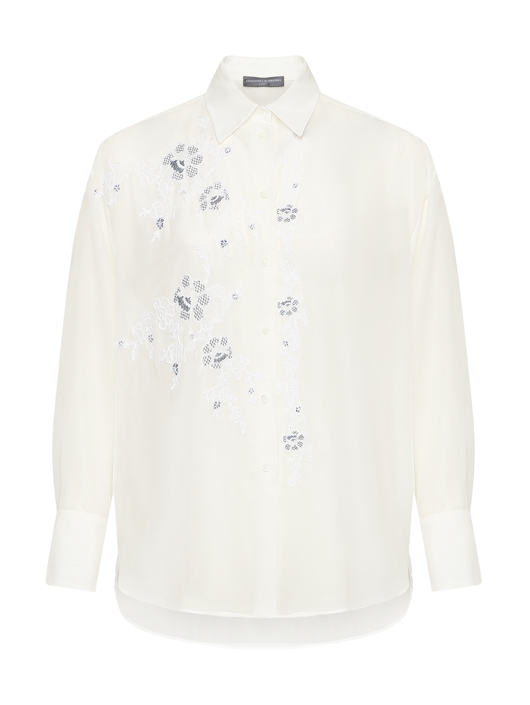 Ermanno Scervino Блуза из хлопка с шелком
