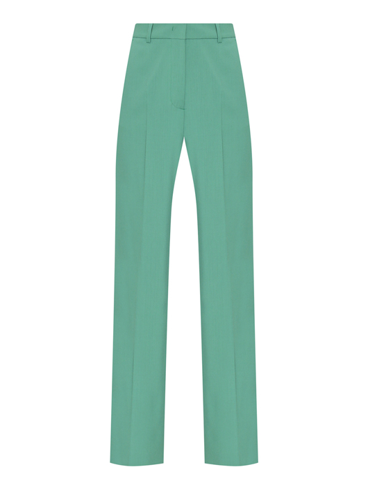 Weekend Max Mara Однотонные брюки из шерсти