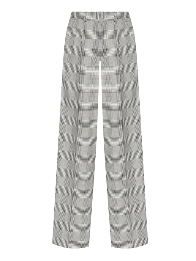 Weekend Max Mara Брюки из смешанной шерсти с узором