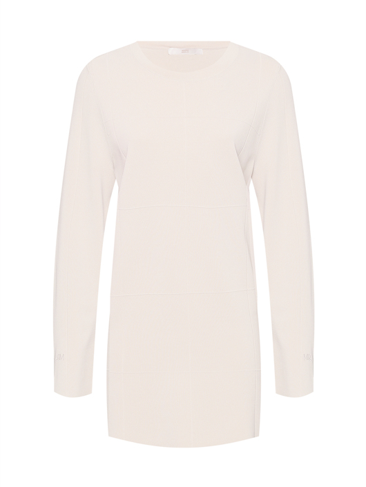 Marina Rinaldi Однотонный джемпер с круглым вырезом