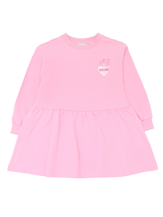 Moschino Платье из хлопка с принтом