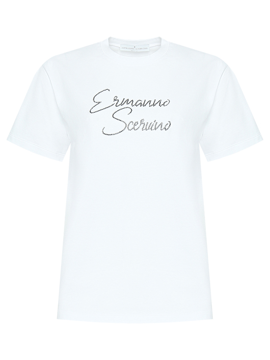 Ermanno Scervino Футболка из хлопка с логотипом