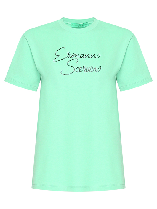 Ermanno Scervino Футболка из хлопка с логотипом