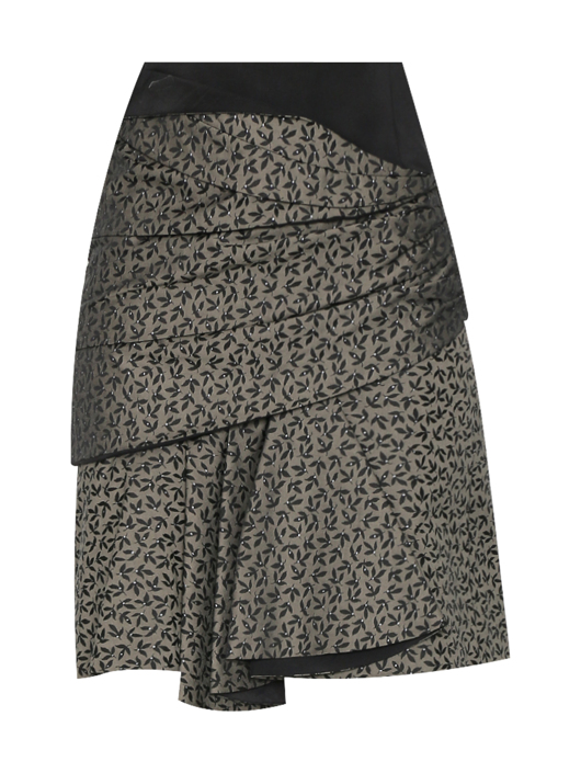 Sportmax Юбка из хлопка с узором