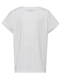 Ermanno Scervino Junior Футболка из хлопка с аппликацией