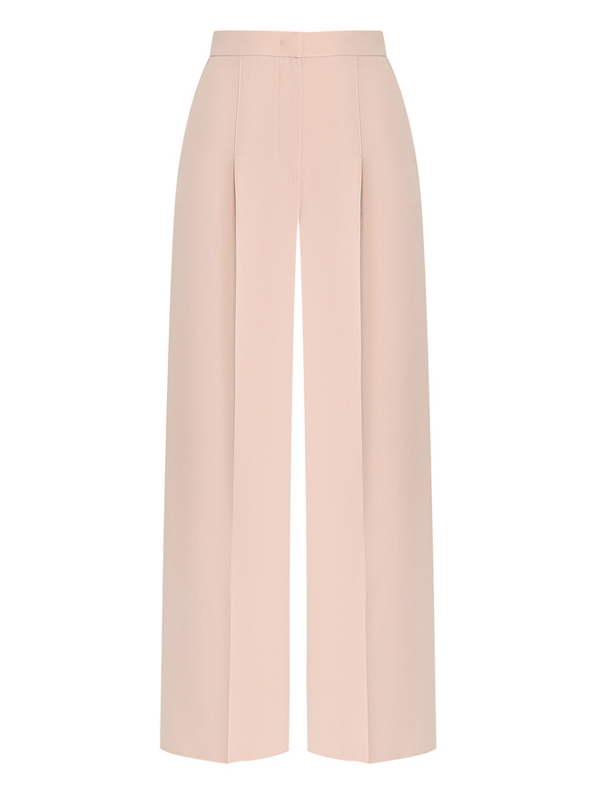 Max Mara Брюки широкого кроя со стрелками