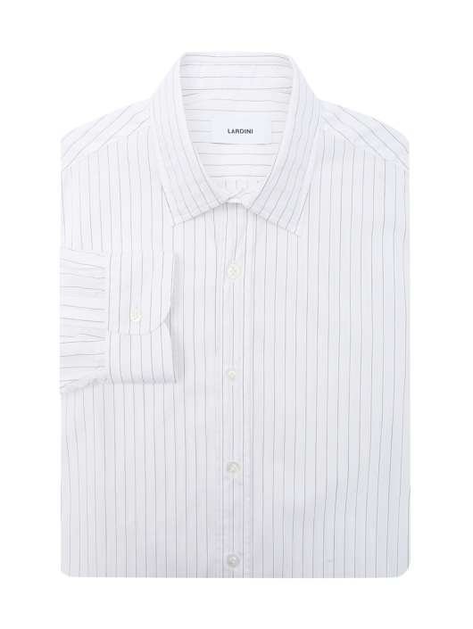 LARDINI Рубашка из хлопка в полоску