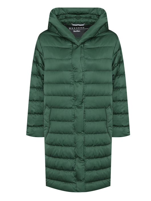 Weekend Max Mara Стеганый пуховик с капюшоном и карманами