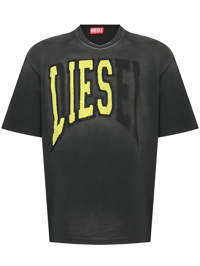Diesel Футболка из хлопка с аппликацией