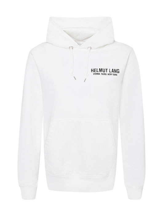 Helmut Lang Худи из хлопка декорированное вышивкой и принтом