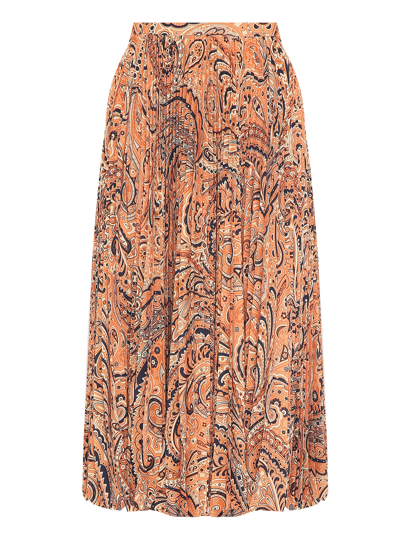 Etro Плиссированная юбка с узором