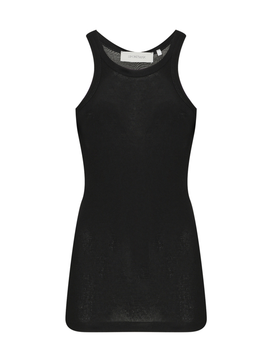 Sportmax Том из смешанного хлопка в рубчик