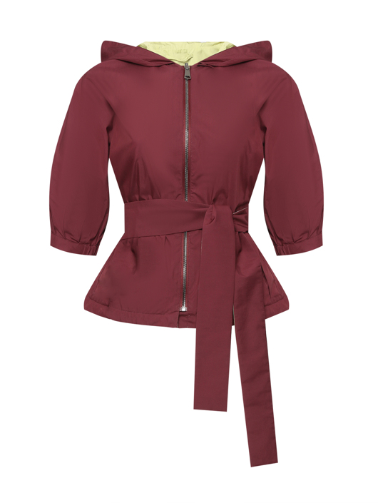 Weekend Max Mara Двухстороняя куртка с капюшоном