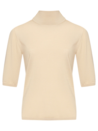 Max Mara Водолазка из шерсти с короткими рукавами