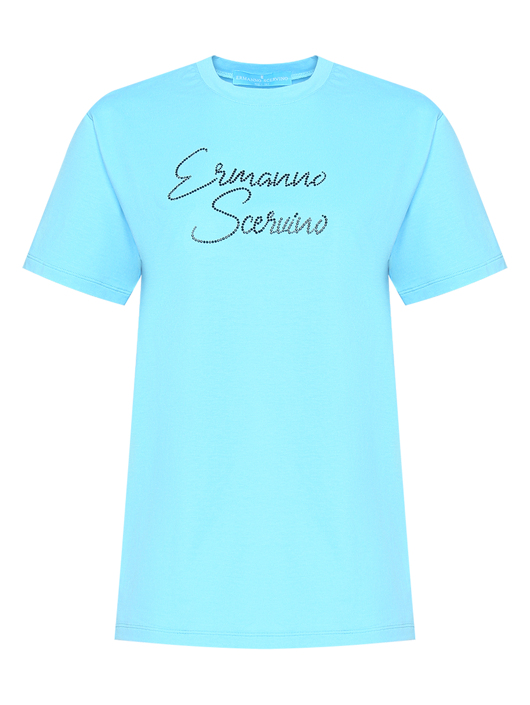 Ermanno Scervino Футболка из хлопка с логотипом