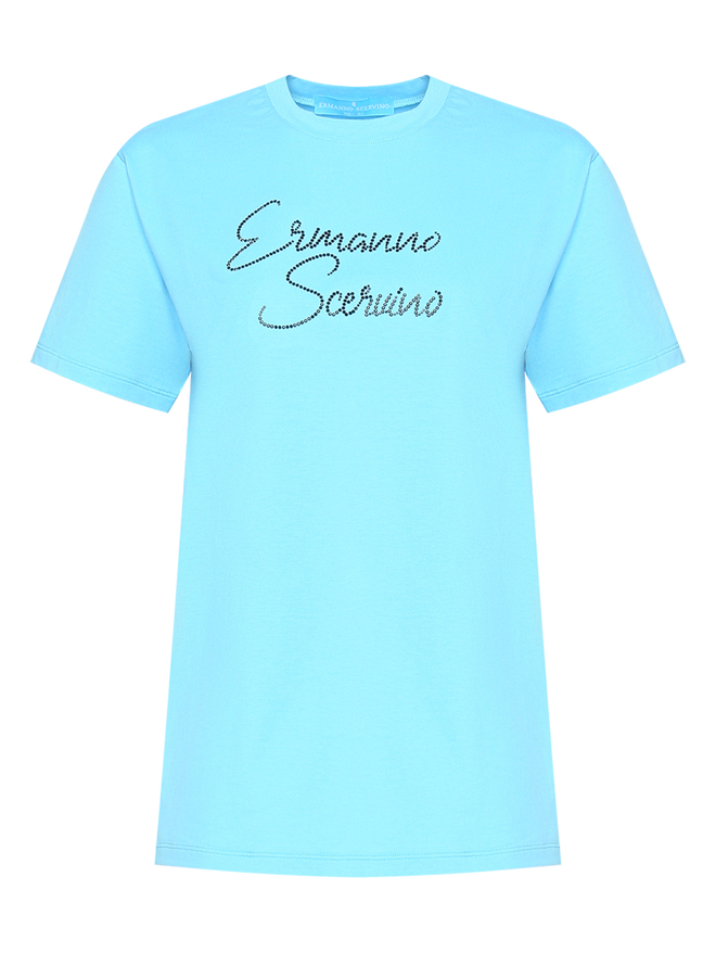 Ermanno Scervino Футболка из хлопка с логотипом