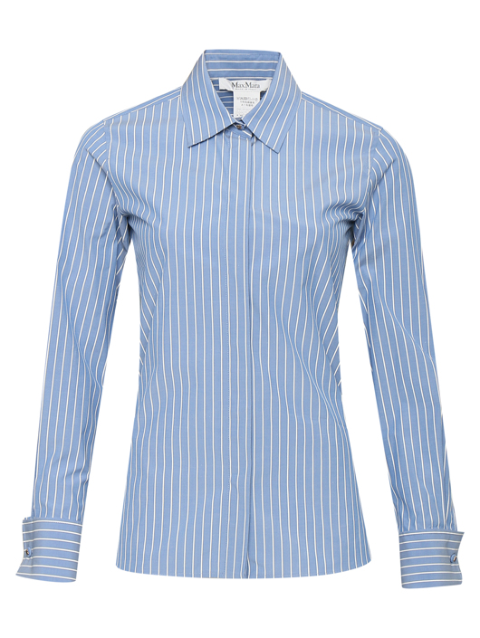 Max Mara Рубашка из хлопка в полоску