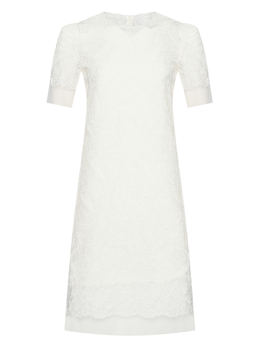 Ermanno Scervino Платье прямого кроя с короткими рукавами