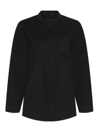 Max Mara Однотонное полупальто из шерсти