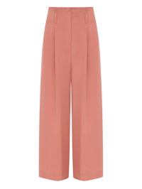 Weekend Max Mara Брюки-палаццо с высокой посадкой из шерсти