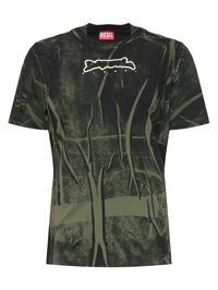 Diesel Футболка из хлопка с узором