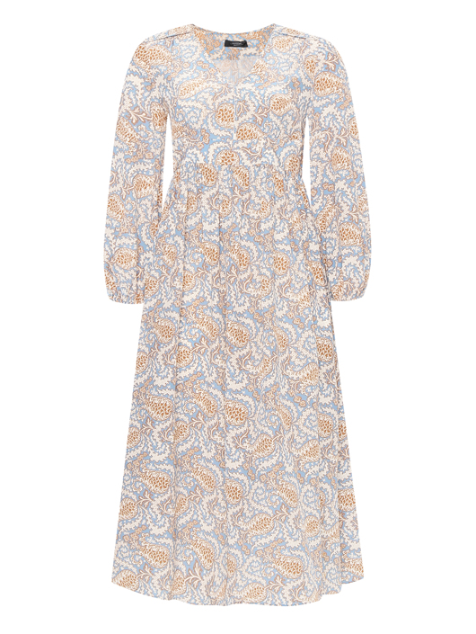 Weekend Max Mara Платье из шелка с узором