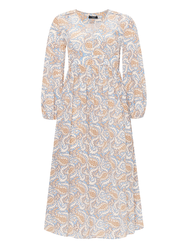 Weekend Max Mara Платье из шелка с узором
