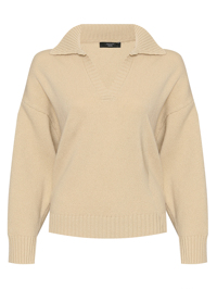 Weekend Max Mara Свитер с воротом поло из шерсти