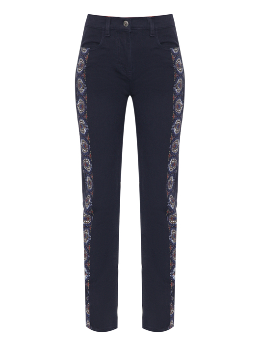 Etro Джинсы из хлопка с принтом
