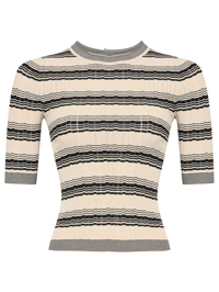 Weekend Max Mara Приталенный джемпер в полоску