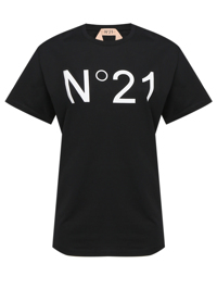 N21 Футболка из хлопка с принтом